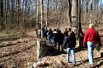 Hiking at the Carrie Murray Nature Center